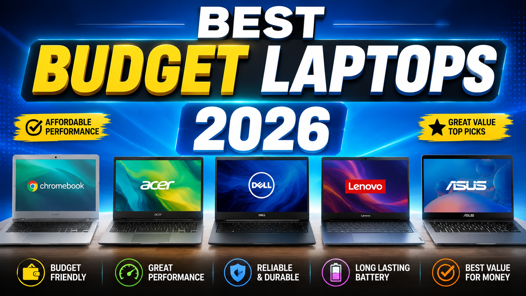 Best Budget Laptops to Buy in 2026